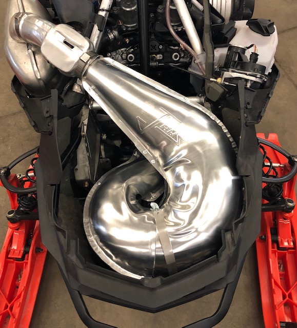 RPM SxS Stainless Snowmobile Race Weight Silencer For Ski-Doo 850 E-TEC 2017-2022 Rev Gen 4
